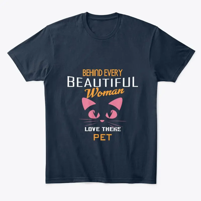 woman cat lover-t-shirt