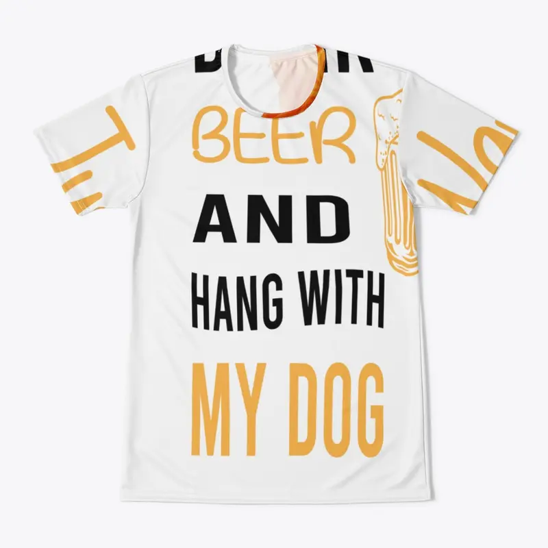  Typograpy Dog lover t-shirt